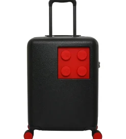 Lego®|Tasker-LEGO® Tasker LEGO® Kuffert - Brick 2x2 - 20" - Sort/Bright Red