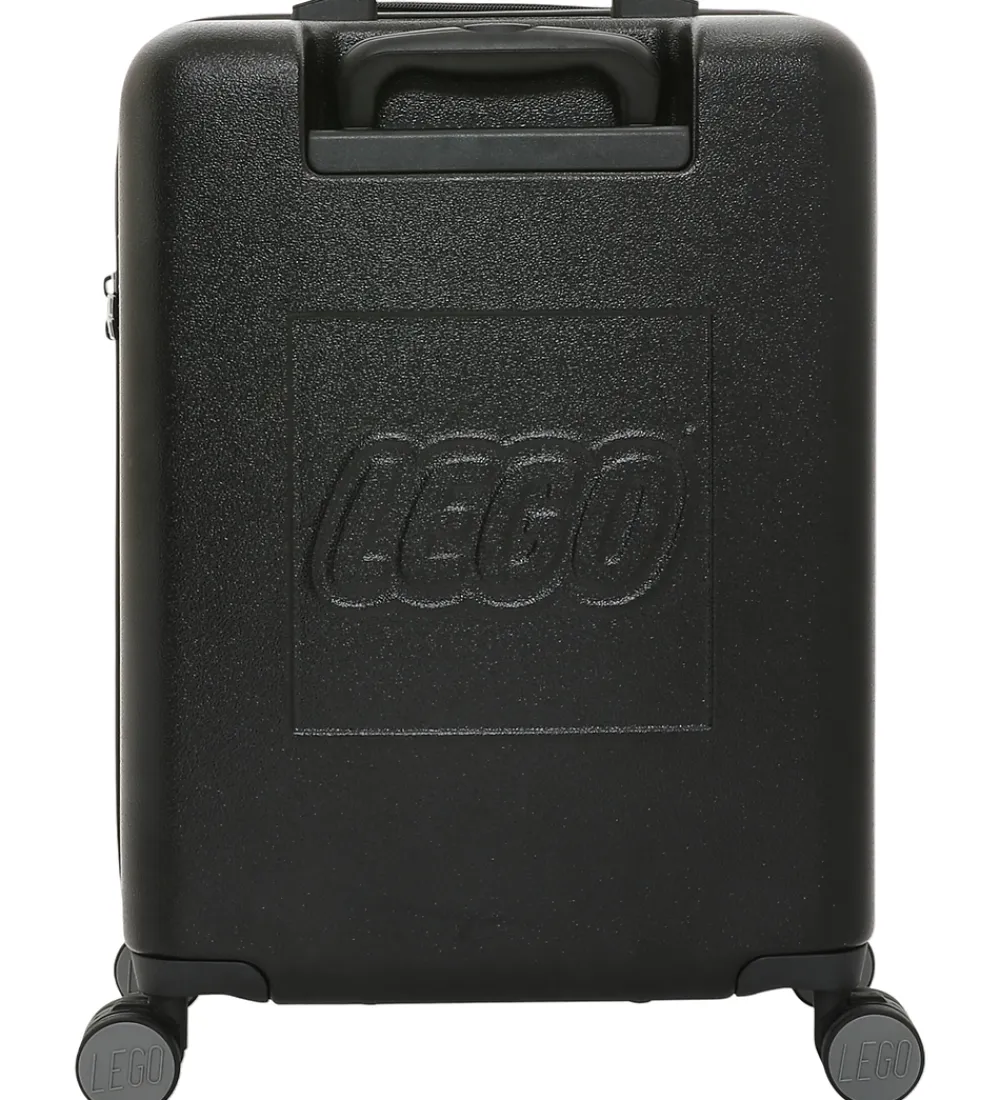 LEGO® Tasker Lego®|Tasker*LEGO® Kuffert - Brick 2x2 - 20" - Sort/Stone Grey