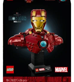 Konstruktionslegetøj|Byg Og Klodser-LEGO® Marvel - Iron Man MK4-buste 76327 - 436 Dele