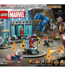 LEGO® Lego®|Byg Og Klodser*Marvel - Iron Mans Laboratorium: Dragt... 76315 - 384 Dele