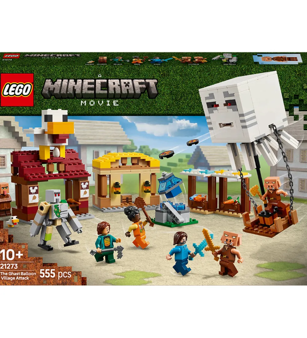LEGO® Lego®|Byg Og Klodser*Minecraft - Angreb På Landsbyen 21273 - 555 Dele