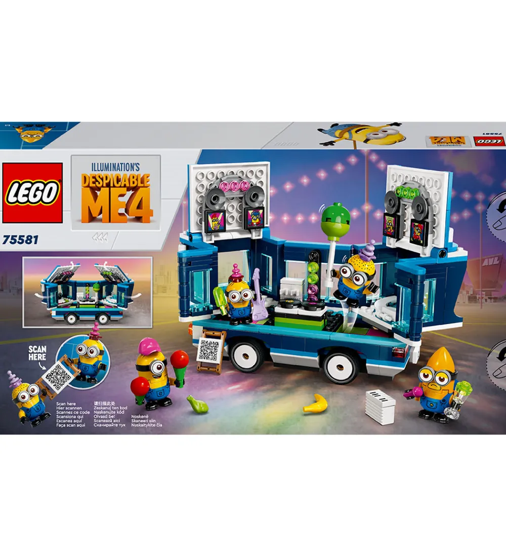 LEGO® Lego®|Konstruktionslegetøj*Minions - Minions-partybus 75581 - 379 Dele