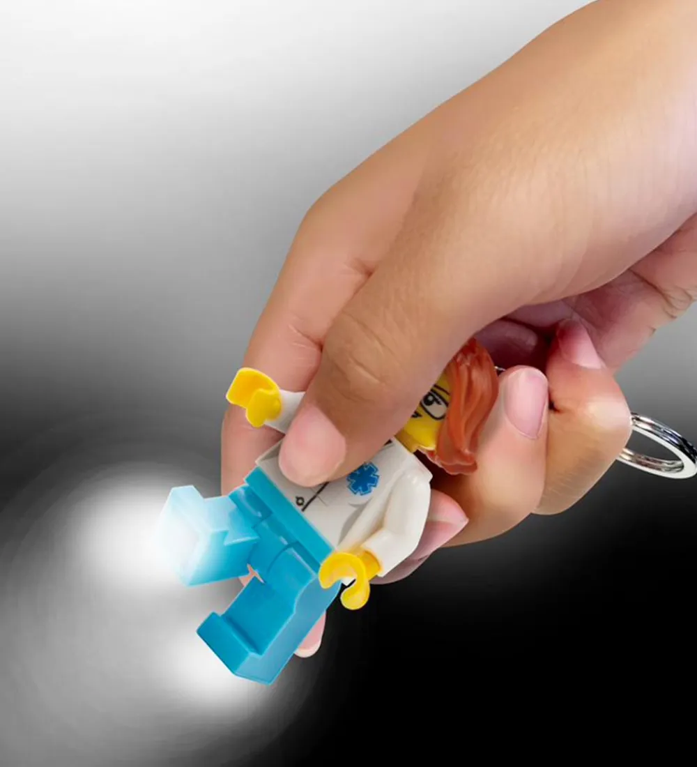 LEGO® Lommelygter|Nøgleringe*Nøglering m. Lommelygte - Female Doctor