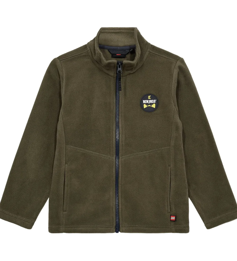 Fleece-LEGO® Wear LEGO® Ninjago Fleecejakke - LWSakso 601 - Grøn