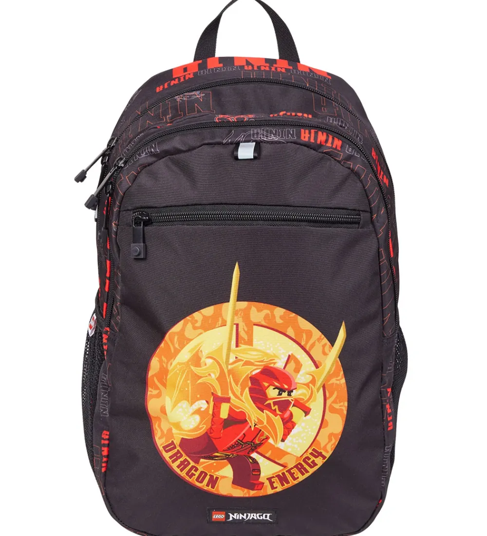 Skoletasker-LEGO® Tasker LEGO® Ninjago Rygsæk - Dragon Energy - 18 L - Sort
