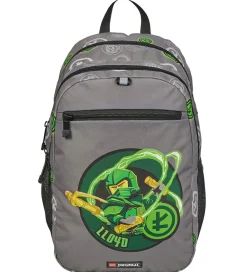 LEGO® Tasker Skoletasker*LEGO® Ninjago Rygsæk - Elemental Master Of Energy - 18 L - Grå