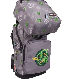 LEGO® Tasker Skoletasker*LEGO® Ninjago Skoletaskesæt - Element Master Of Energy - Grå