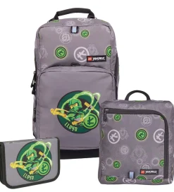 LEGO® Tasker Skoletasker|Penalhuse*LEGO® Ninjago Skoletaskesæt - Elemental Master Of Energy - 20,5L