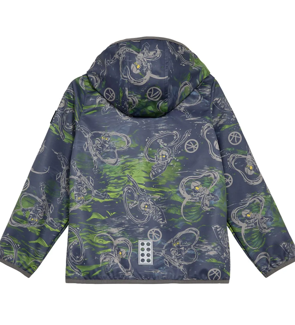 LEGO® Wear Softshell*LEGO® Ninjago Softshelljakke - LWSaku 200 - Dark Blue m. Print