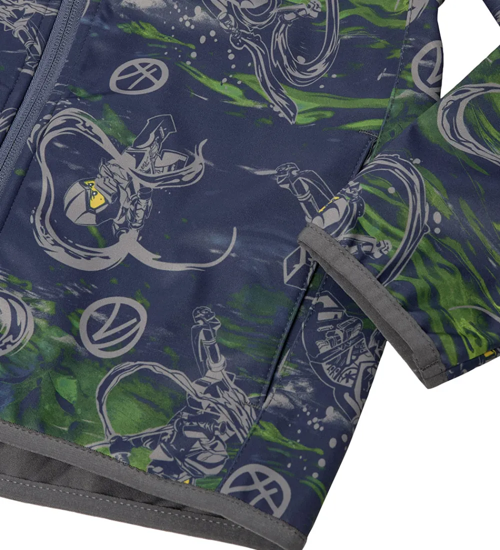 LEGO® Wear Softshell*LEGO® Ninjago Softshelljakke - LWSaku 200 - Dark Blue m. Print