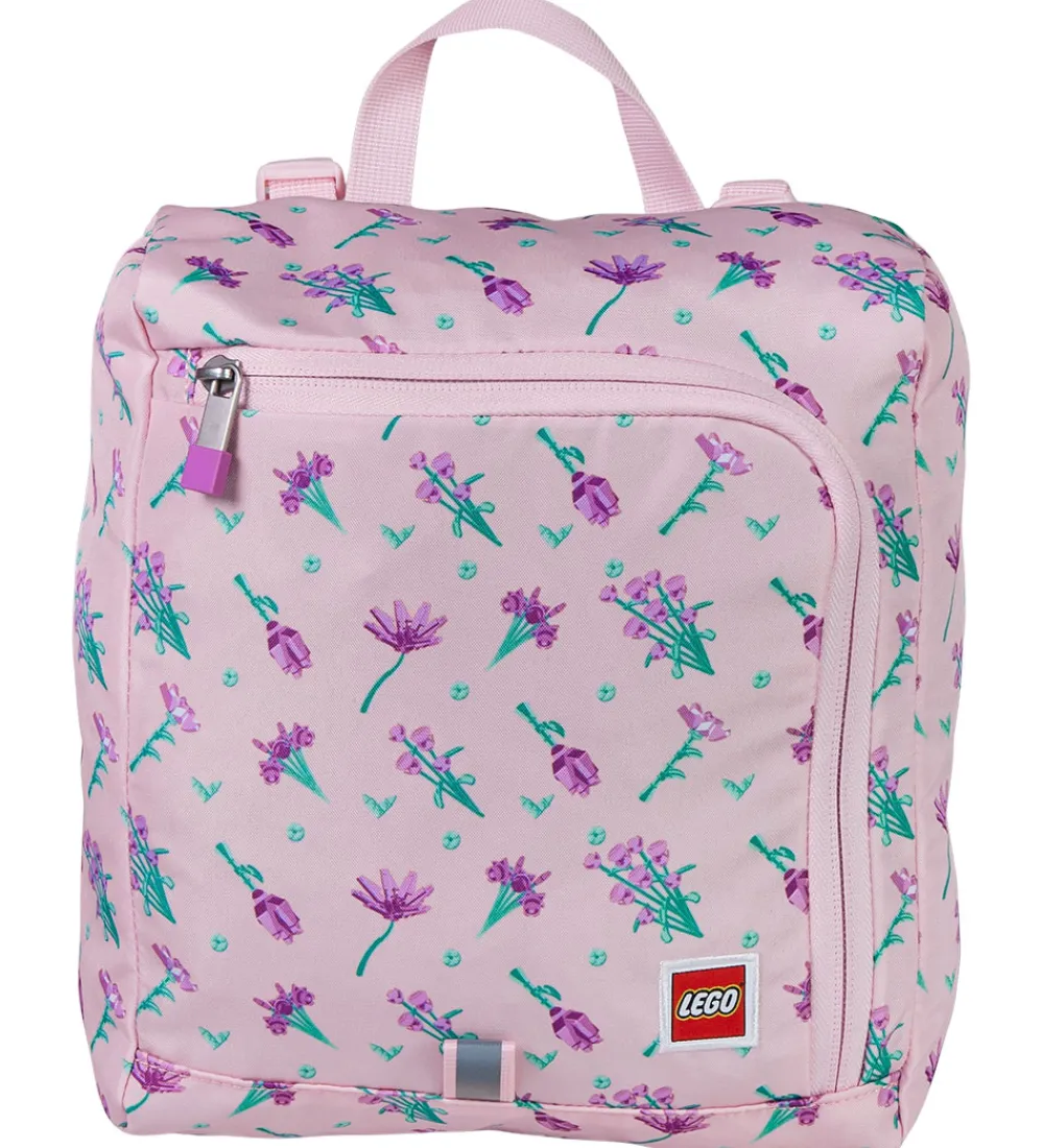 LEGO® Tasker Skoletasker*LEGO® Skoletaskesæt - Optimo - Flowers - 20 L - Lyserød