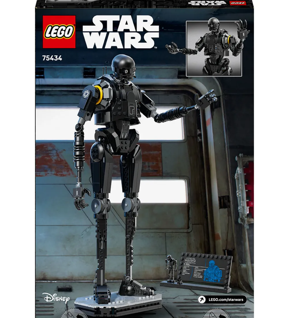 LEGO® Konstruktionslegetøj|Byg Og Klodser*Star Wars - Andor K-250 Sikkerhedsdroide 75434 - 845 Dele