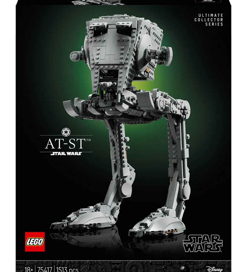 Lego®|Konstruktionslegetøj-LEGO® Star Wars - AT-ST 75417 - 1513 Dele