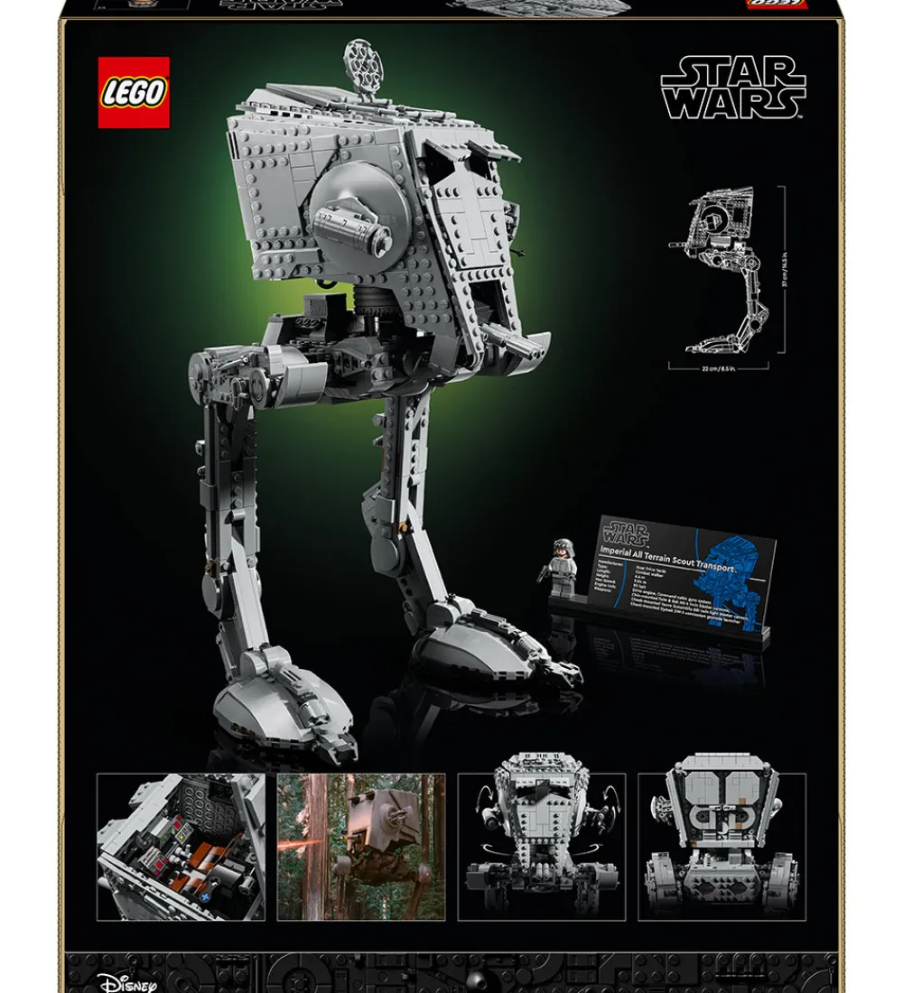 Lego®|Konstruktionslegetøj-LEGO® Star Wars - AT-ST 75417 - 1513 Dele