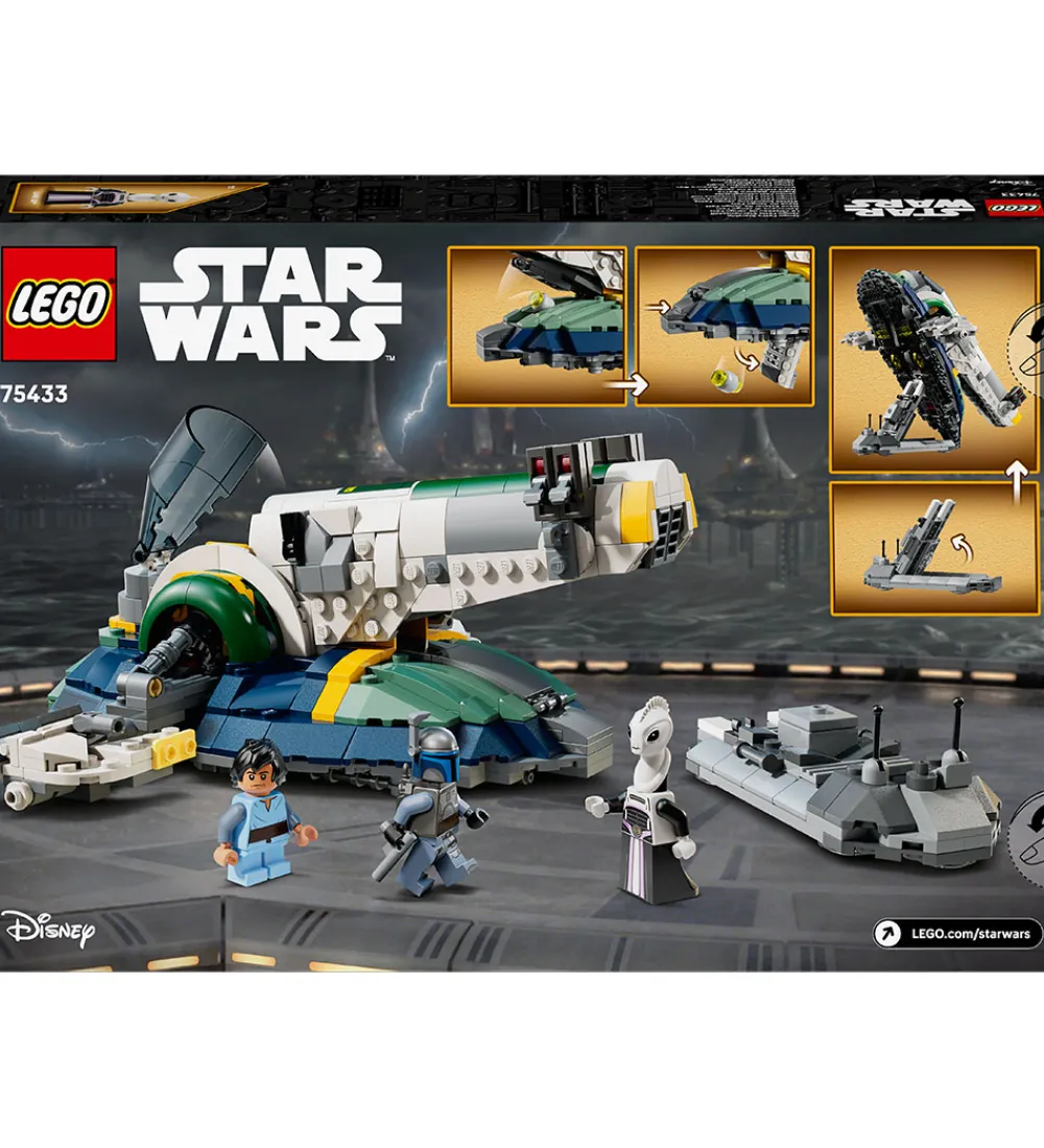 LEGO® Lego®|Konstruktionslegetøj*Star Wars - Jango Fett's Rumskib 75433 - 707 Dele