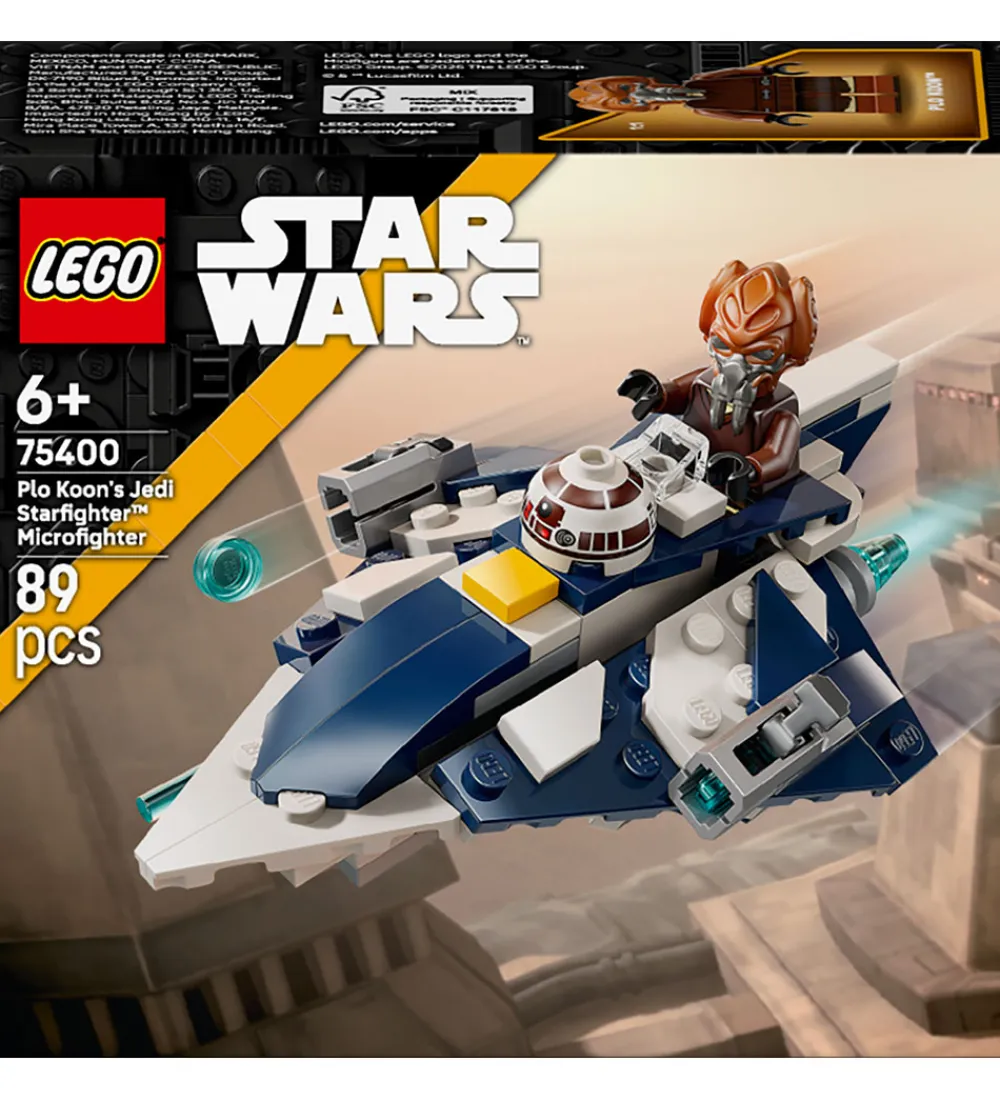 LEGO® Lego®|Konstruktionslegetøj*Star Wars - Microfighter af Plo Koons™ 75400 - 89 De