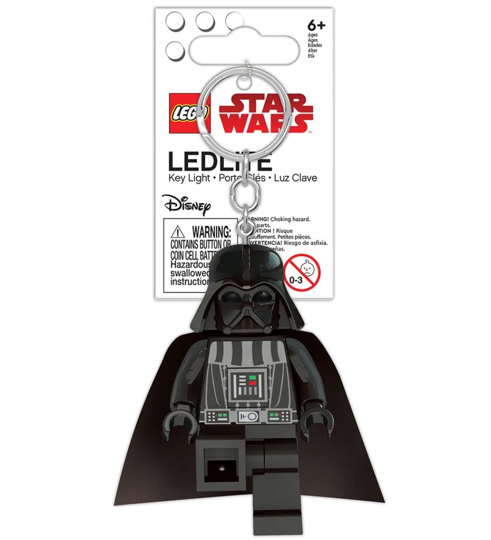 LEGO® Lommelygter*Star Wars Nøglering m. Lommelygte - Darth Vader