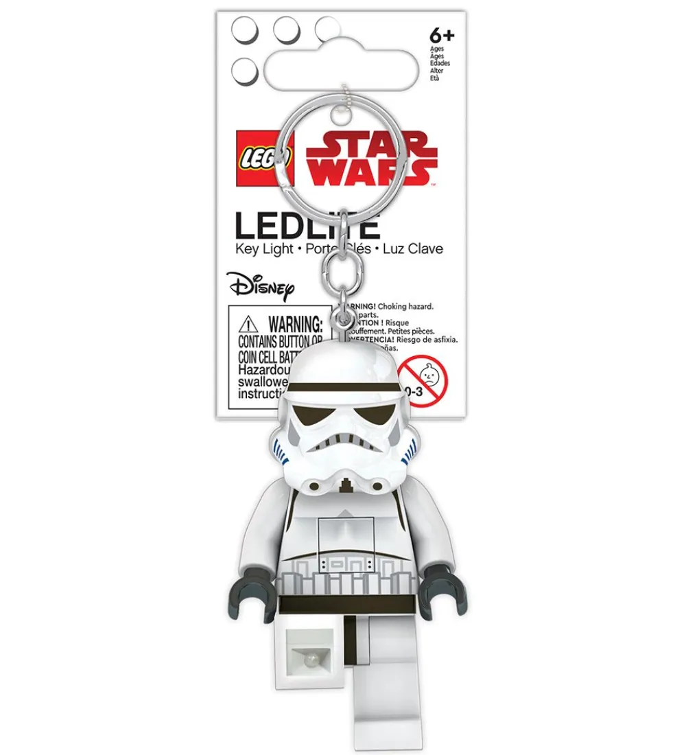 Lommelygter-LEGO® Star Wars Nøglering m. Lommelygte - Stormtrooper