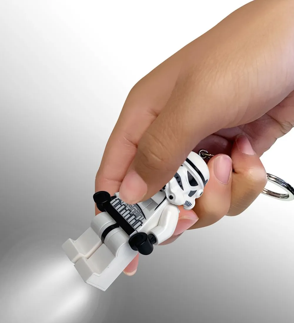 Lommelygter-LEGO® Star Wars Nøglering m. Lommelygte - Stormtrooper