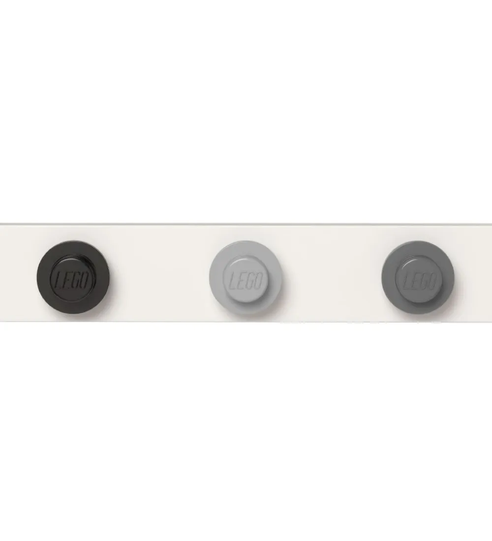 LEGO® Storage Knager*Knagerække - 33 cm - Sort/Grå