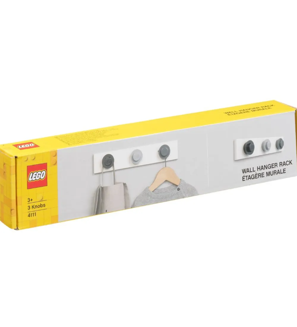LEGO® Storage Knager*Knagerække - 33 cm - Sort/Grå