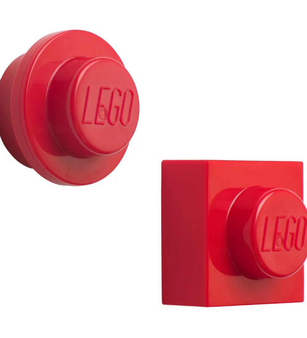 Magnet-LEGO® Storage Magneter - 2 stk - Rød