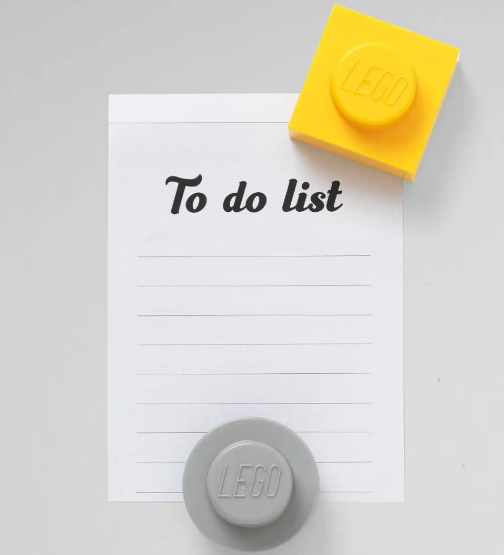 LEGO® Storage Magnet*Magneter - 2 stk - Gul
