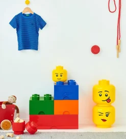 Skuffer-LEGO® Storage Opbevaringsskuffe - 4 Knopper - 25x25x18 - Grøn
