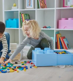 Skuffer-LEGO® Storage Opbevaringsskuffe - 4 Knopper - 25x25x18 - Lyseblå