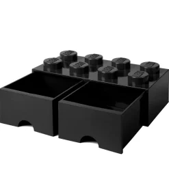 LEGO® Storage Skuffer*Opbevaringsskuffe - 8 Knopper - 50x25x18 - Sort
