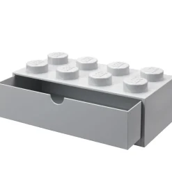 Skuffer-LEGO® Storage Opbevaringsskuffe - 8 Knopper - 31x15x9 - Grå