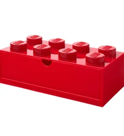 LEGO® Storage Skuffer*Opbevaringsskuffe - 8 Knopper - 31x15x9 - Rød