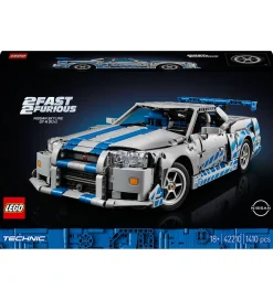 Lego®|Konstruktionslegetøj-LEGO® Technic - 2 Fast 2 Furious Nissan Sky... 42210 - 1410 Dele