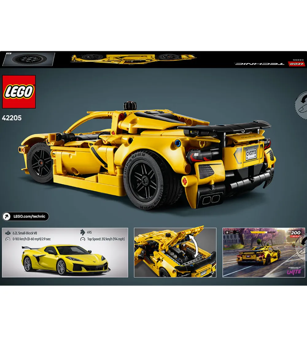 LEGO® Lego®|Byg Og Klodser*Technic - Chevrolet Corvette Stingray 42205 - 732 Dele