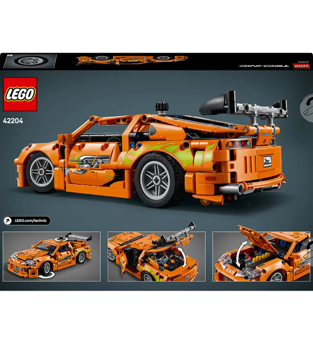 Lego®|Byg Og Klodser-LEGO® Technic - Fast and Furious Toyota Supr... 42204 - 810 Dele