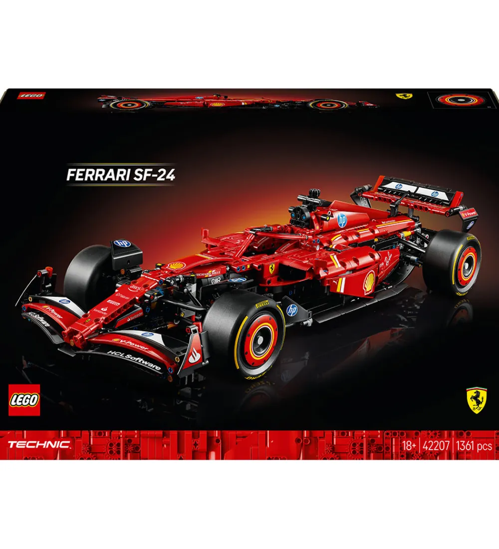 LEGO® Lego®|Byg Og Klodser*Technic - Ferrari SF-24 42207 - 1361 Dele