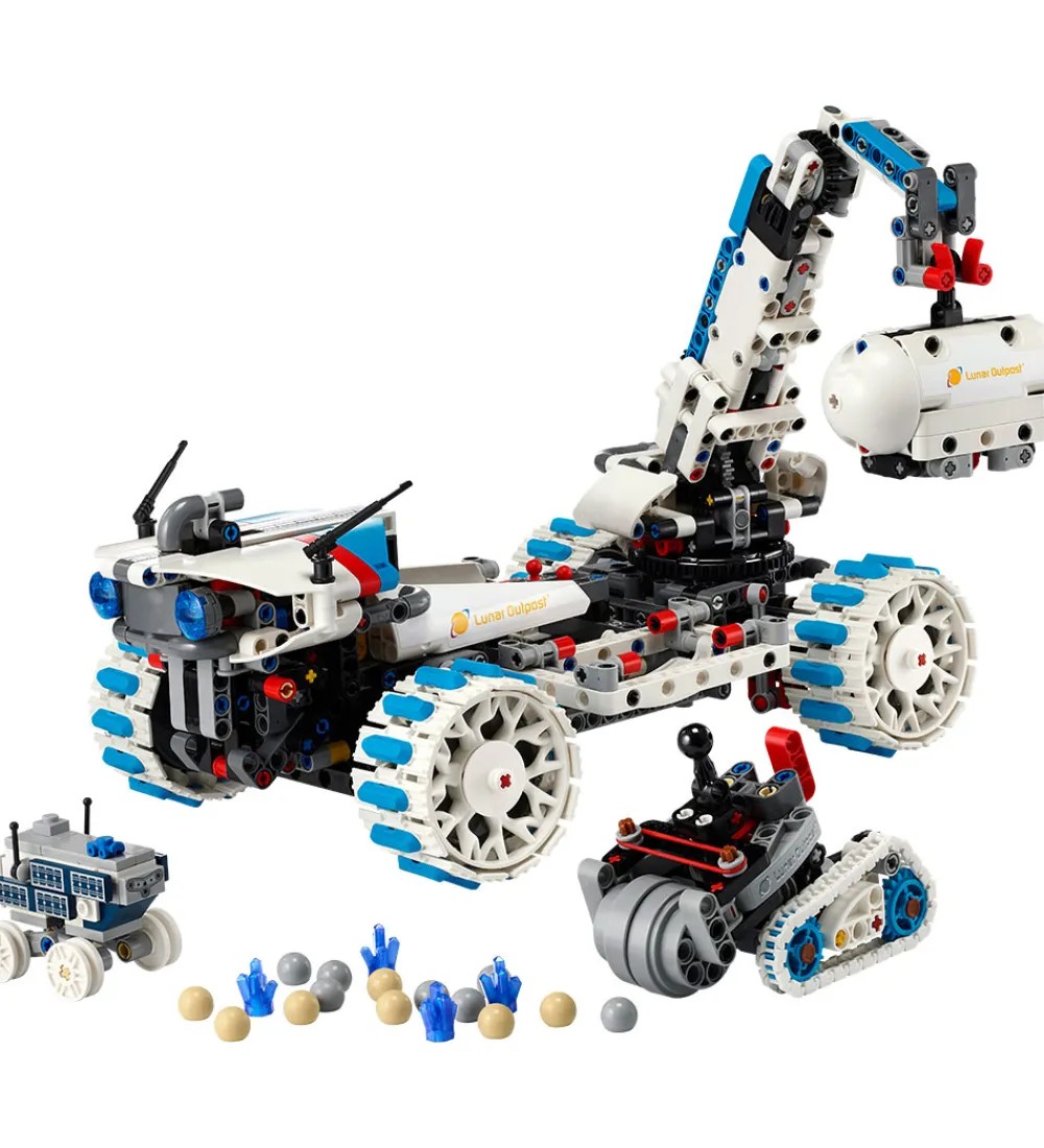 Lego®|Konstruktionslegetøj-LEGO® Technic - Lunar Outpost Månerover Rumfartøj 42211 - 1082 D