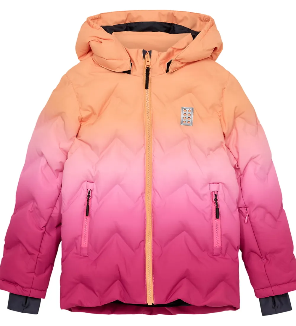 Overgangsjakker|Dunjakker Og Dynejakker-LEGO® Wear Dynejakke - LWJested 709 - Orange/Pink/Rosa