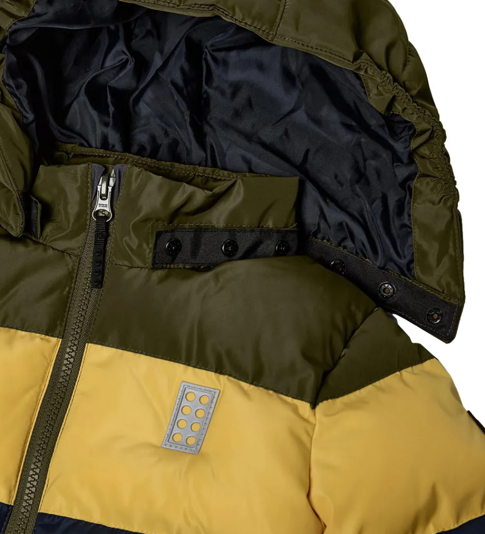 LEGO® Wear Overgangsjakker|Dunjakker Og Dynejakker*Dynejakke - LWJipe 705 - Yellow/Navy/Army
