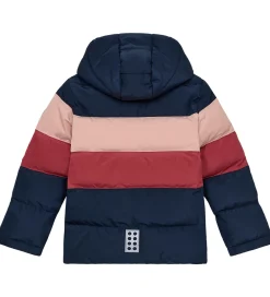 Overgangsjakker|Dunjakker Og Dynejakker-LEGO® Wear Dynejakke - LWJipe 705 - Navy/Dark Rose/Rose/
