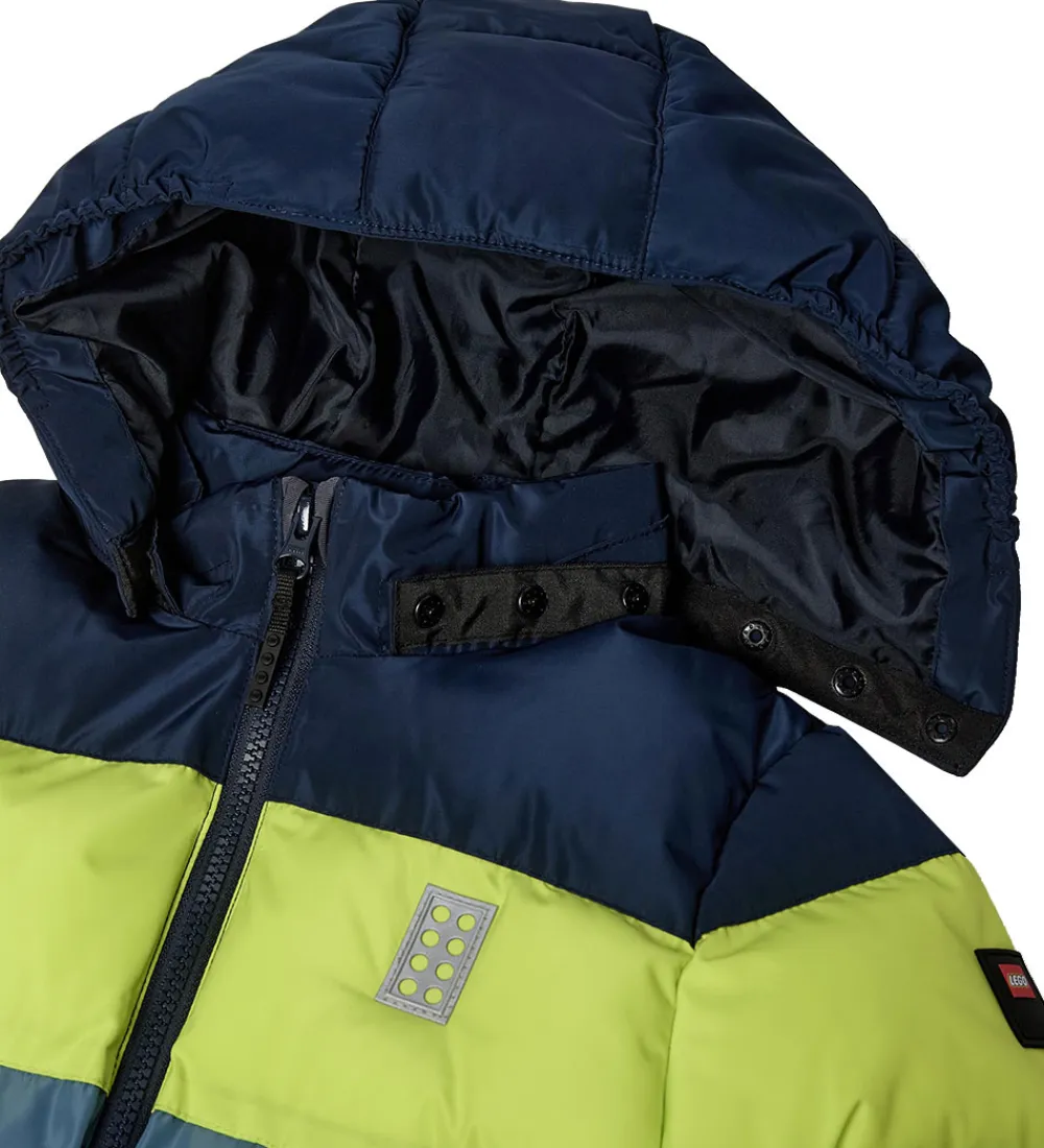 Overgangsjakker|Dunjakker Og Dynejakker-LEGO® Wear Dynejakke - LWJipe 705 - Navy/Blå/Gul