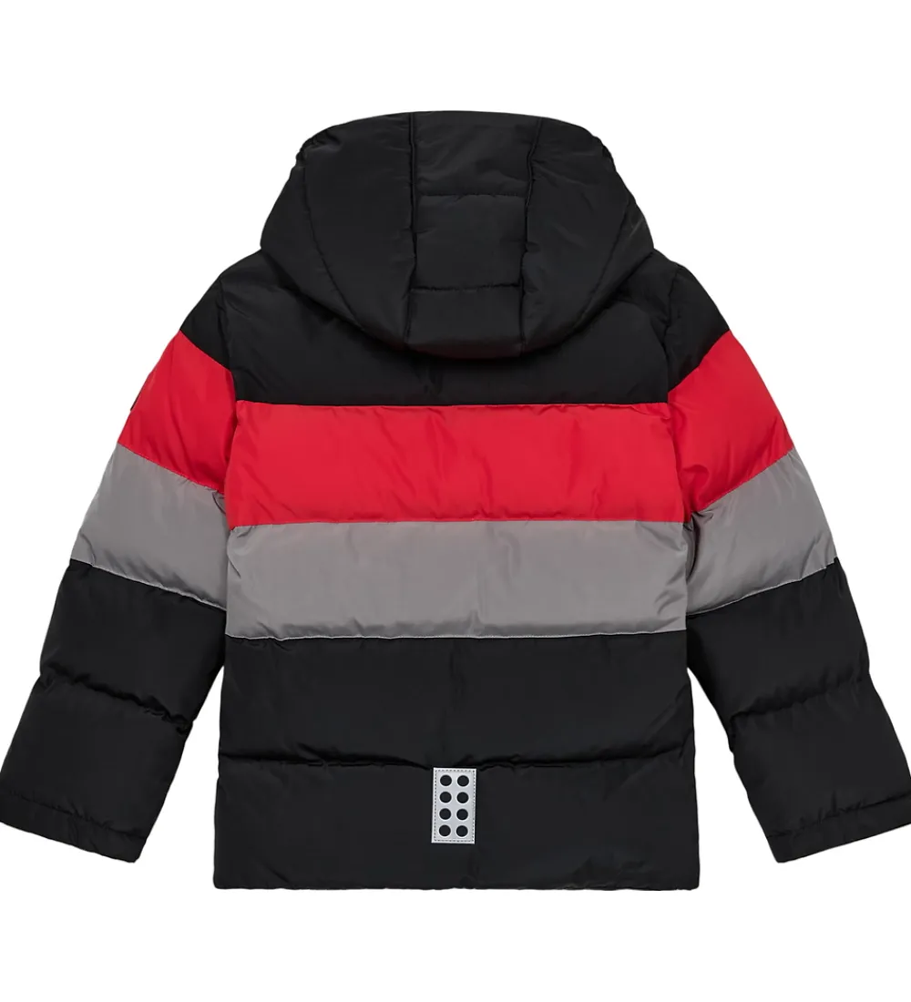 LEGO® Wear Overgangsjakker|Dunjakker Og Dynejakker*Dynejakke - LWJipe 705 - Sort/Rød/Grå