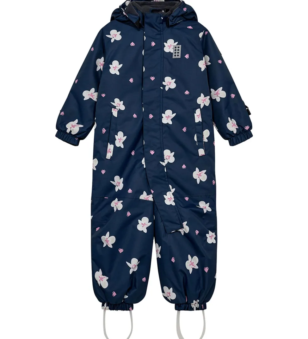 LEGO® Wear Flyverdragter*Flyverdragt - LWJaz 710 - Navy m. Blomster