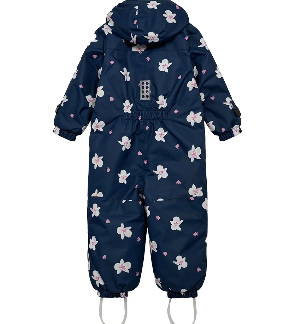 LEGO® Wear Flyverdragter*Flyverdragt - LWJaz 710 - Navy m. Blomster