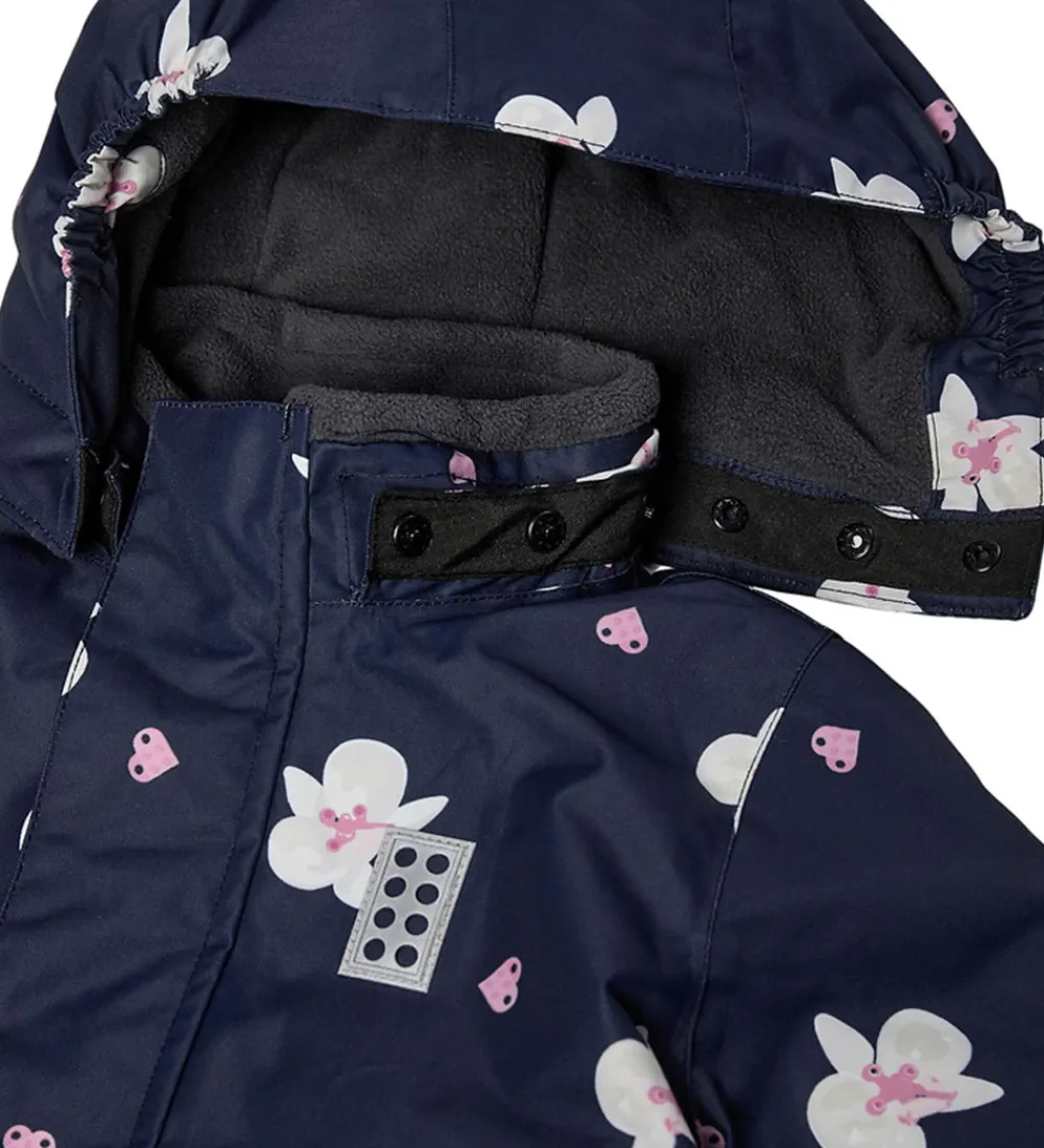 LEGO® Wear Flyverdragter*Flyverdragt - LWJaz 710 - Navy m. Blomster