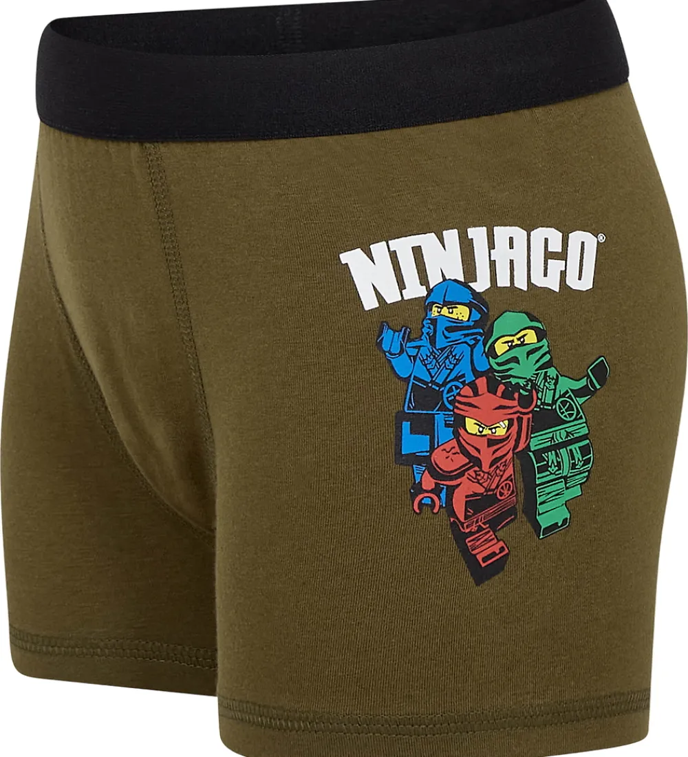 LEGO® Wear Undertøj*Ninjago Boxershorts - 3-pak - LwaGan - Blå/Rød/Grøn