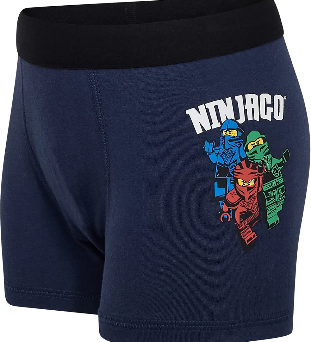LEGO® Wear Undertøj*Ninjago Boxershorts - 3-pak - LwaGan - Blå/Rød/Grøn