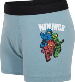 Undertøj-LEGO® Wear Ninjago Boxershorts - 5-pak - LwAgan 608 - Blå/Brun/G