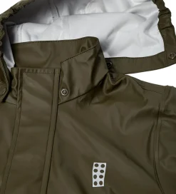 Regntøj-LEGO® Wear Regntøj - PU - LWJori 200 - Dark Khaki