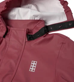 Regntøj-LEGO® Wear Regntøj m. Seler - PU - LWJivan 200 - Mørk Rosa